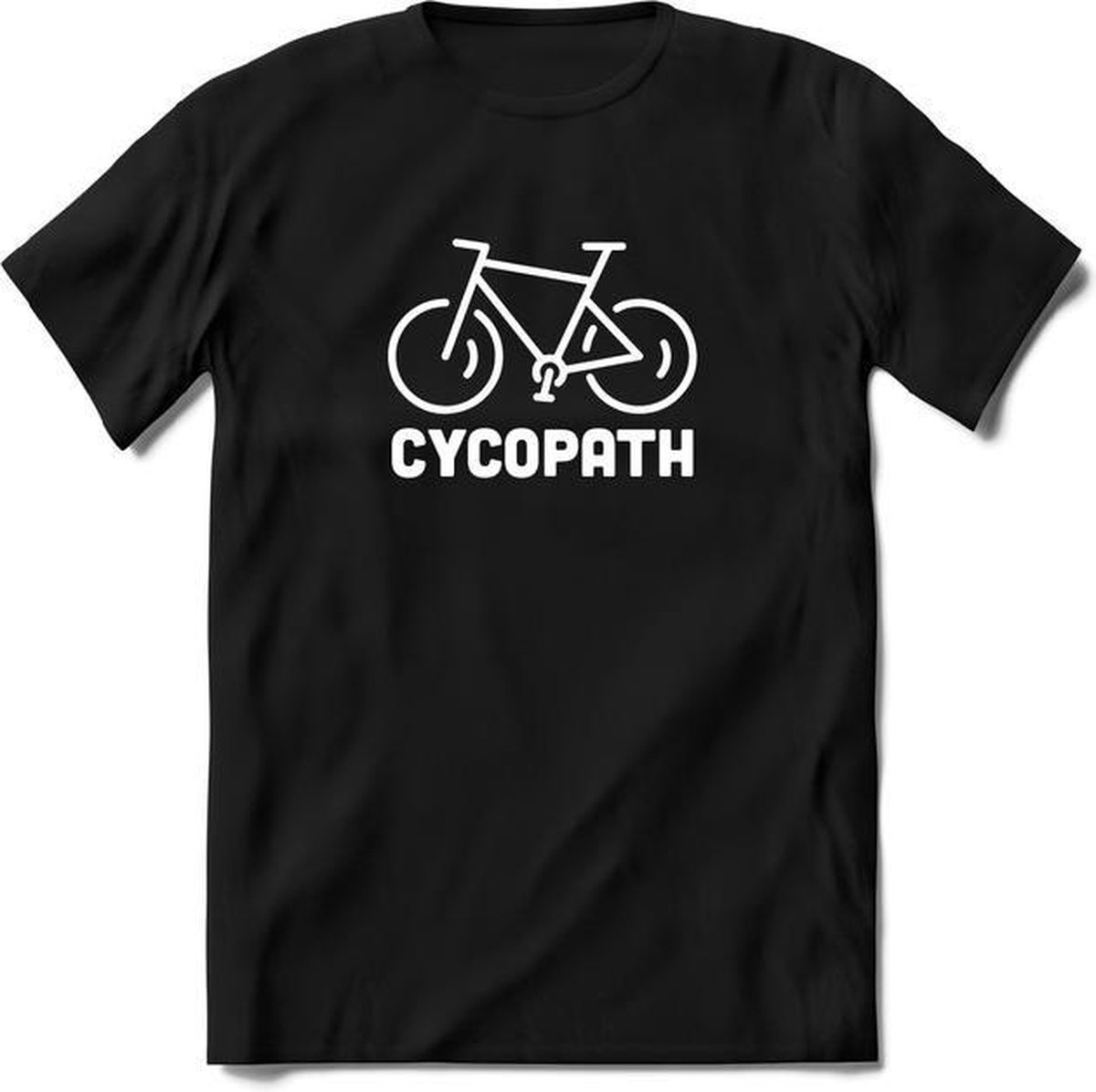 Cycopath fiets T-Shirt Heren / Dames - Perfect wielren Cadeau Shirt - grappige Spreuken, Zinnen en Teksten.