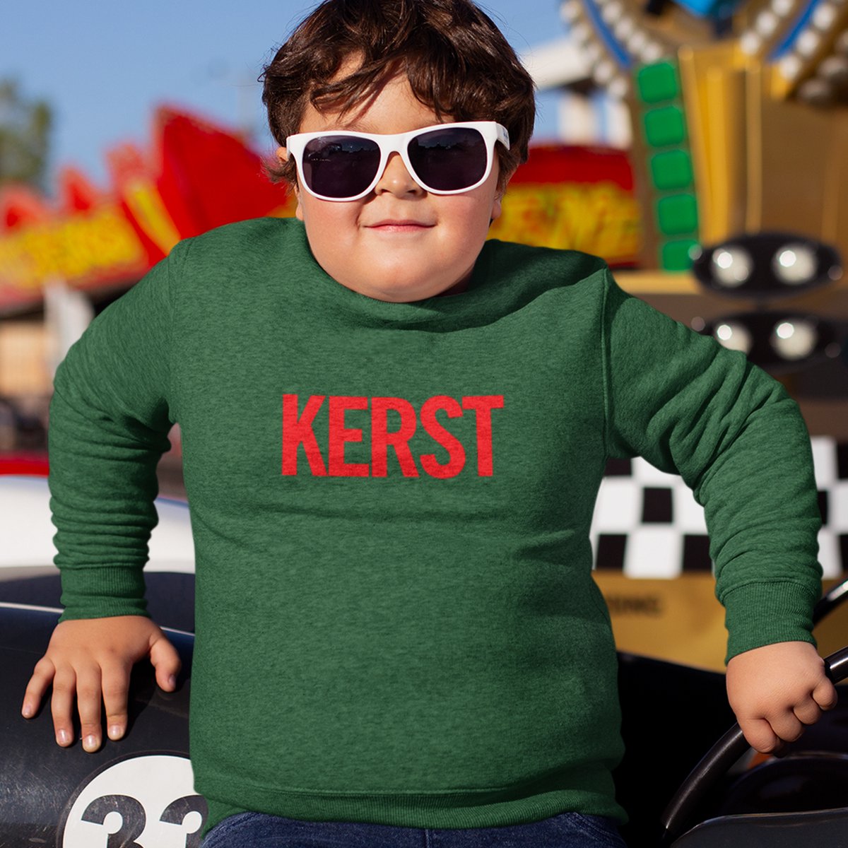 Kersttrui Groen Kind - Kerst Red (12-14 jaar - MAAT 158/164) - Kerstkleding voor jongens & meisjes