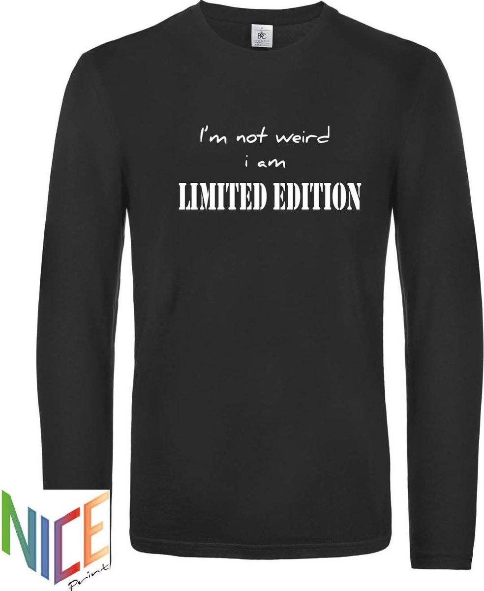 Longsleeve Limited Edition zwart maat M