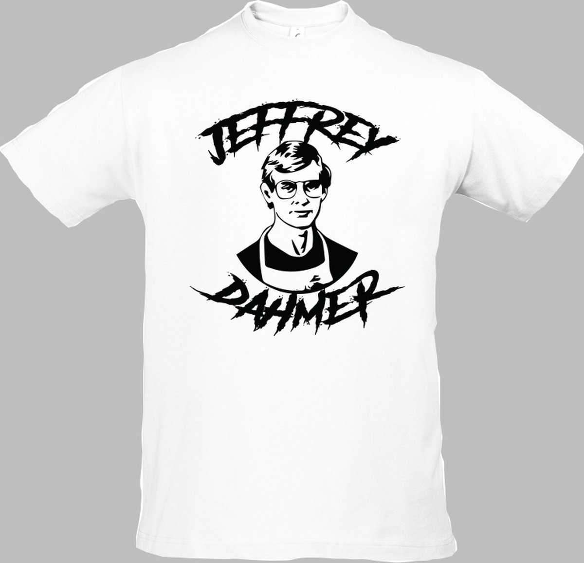 T-shirt Wit - Jeffrey Dahmer - killer - Netflix - Ed Gein - Ted Bundy - Slayer - Ramirez - Gacy