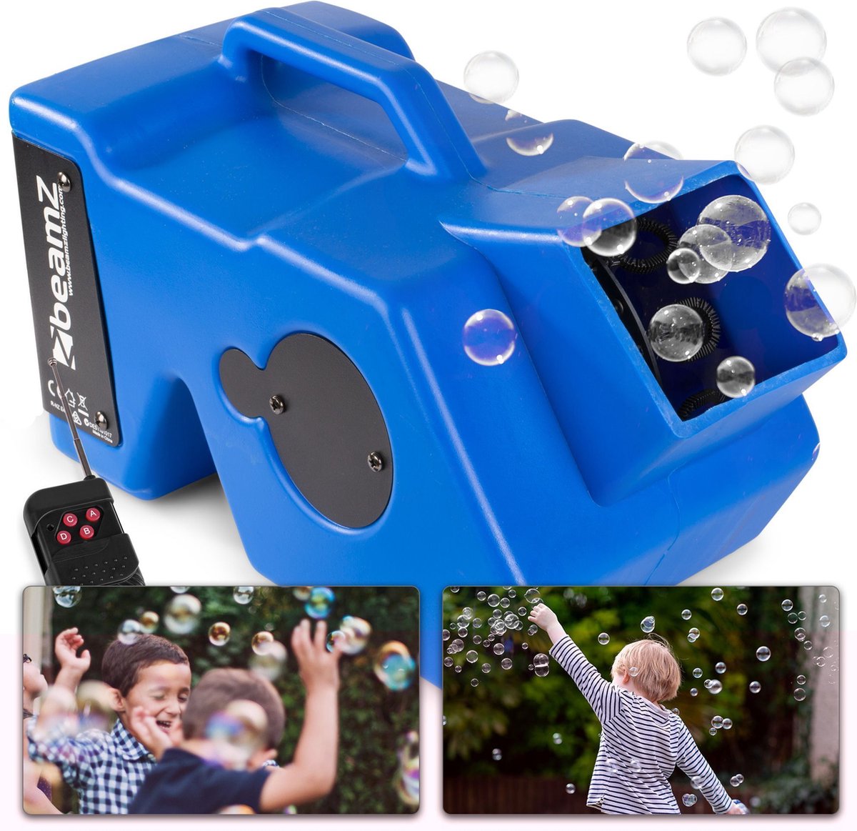  machine -   B1000 bellenblaas machine met ventilator en draadloze afstandsbediening - Zorgt voor zeer veel bellen!