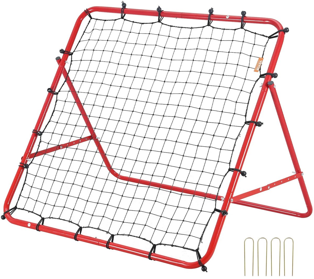   Voetbal Trainingsmateriaal - Voetbal Spullen - Voetbal Doel - Voetbal Bouncer - Rood - 100CM X 51CM X 100CM