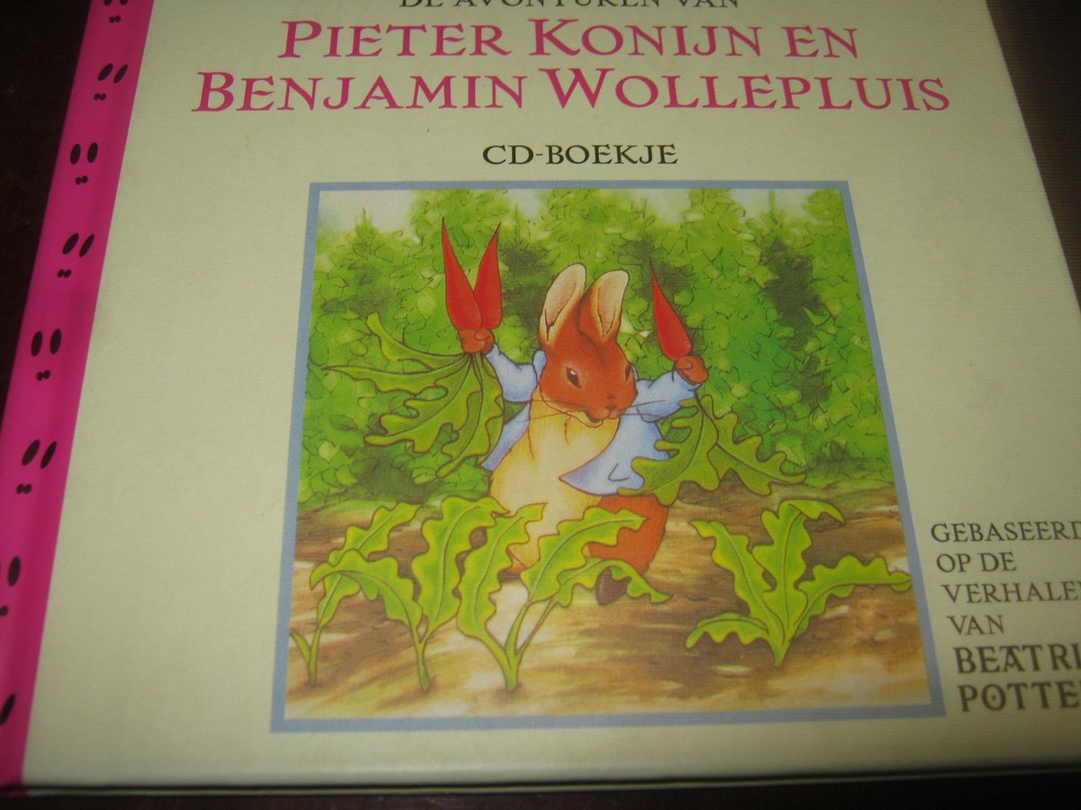 CD-boekje de avonturen van Pieter Konijn en Benjamin Wollepluis