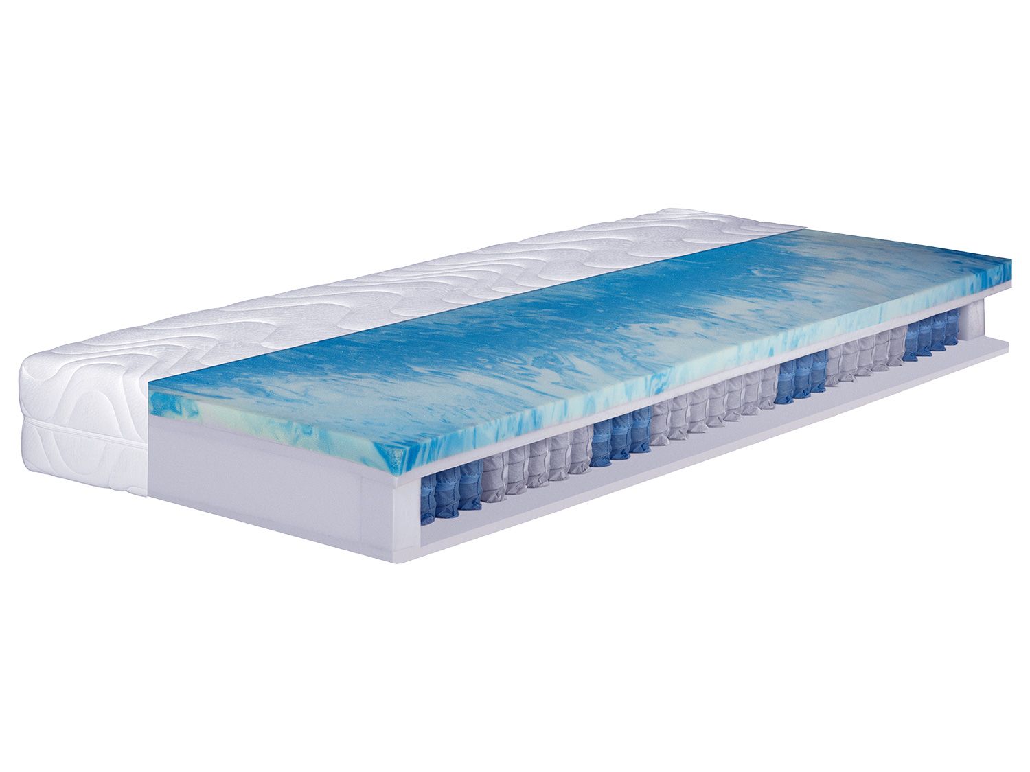 BeCo 7-zones pocketveringmatras GEL PRO PERFECT (Extra stevig (H4), 80 x 200 cm)