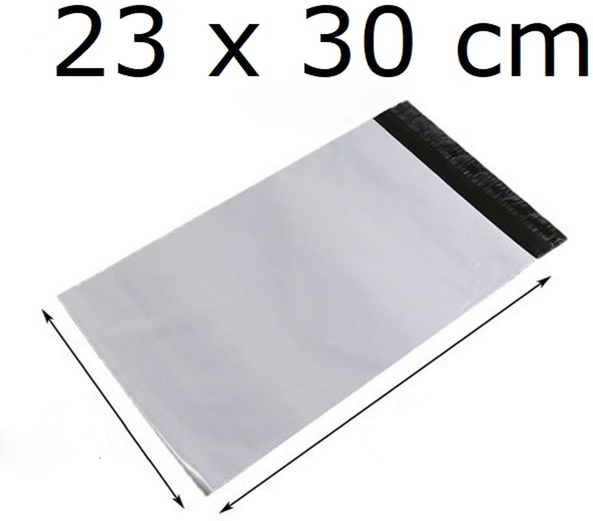 23 x 30 cm zelfklevende poly mailer White poly mailing postenvelop zakjes Plastic Express Courier zakken (100 Stk) mailing bag, shipping plastic bag