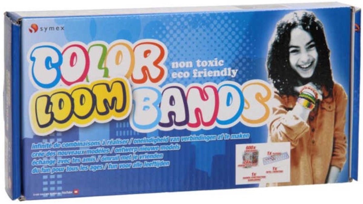   - Loombandjes Set - 600 Multi kleur loombandjes - 24 S clips - Loomnaald - Loombord - Instructie - 40 Pakketten