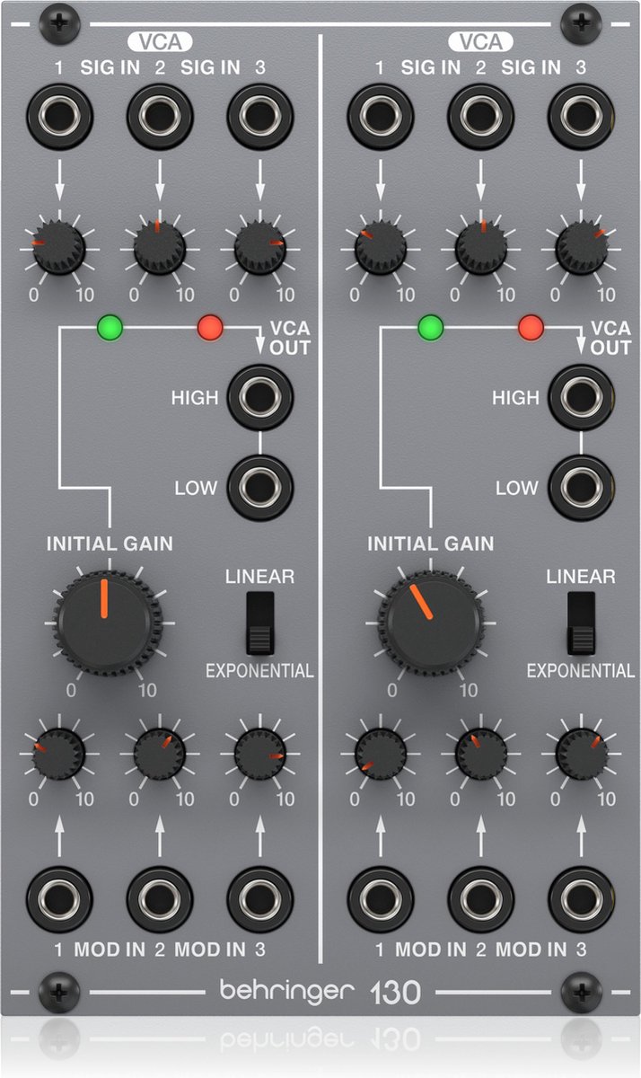 Behringer 130 Dual VCA - VCA modular synthesizer