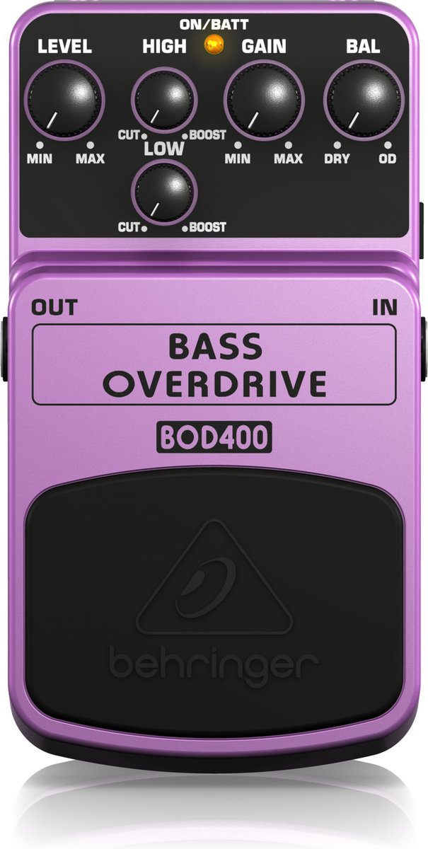 Behringer BOD400 pedaal bas Overdrive - Bass effect-unit