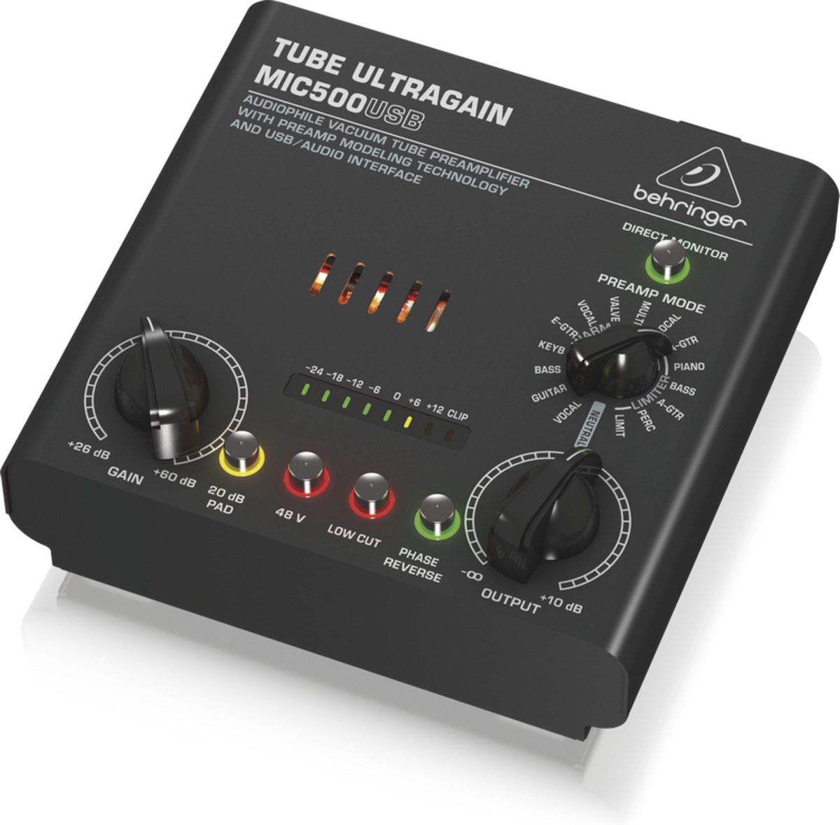 Behringer MIC500USB Tube Ultragain - Studio preamps