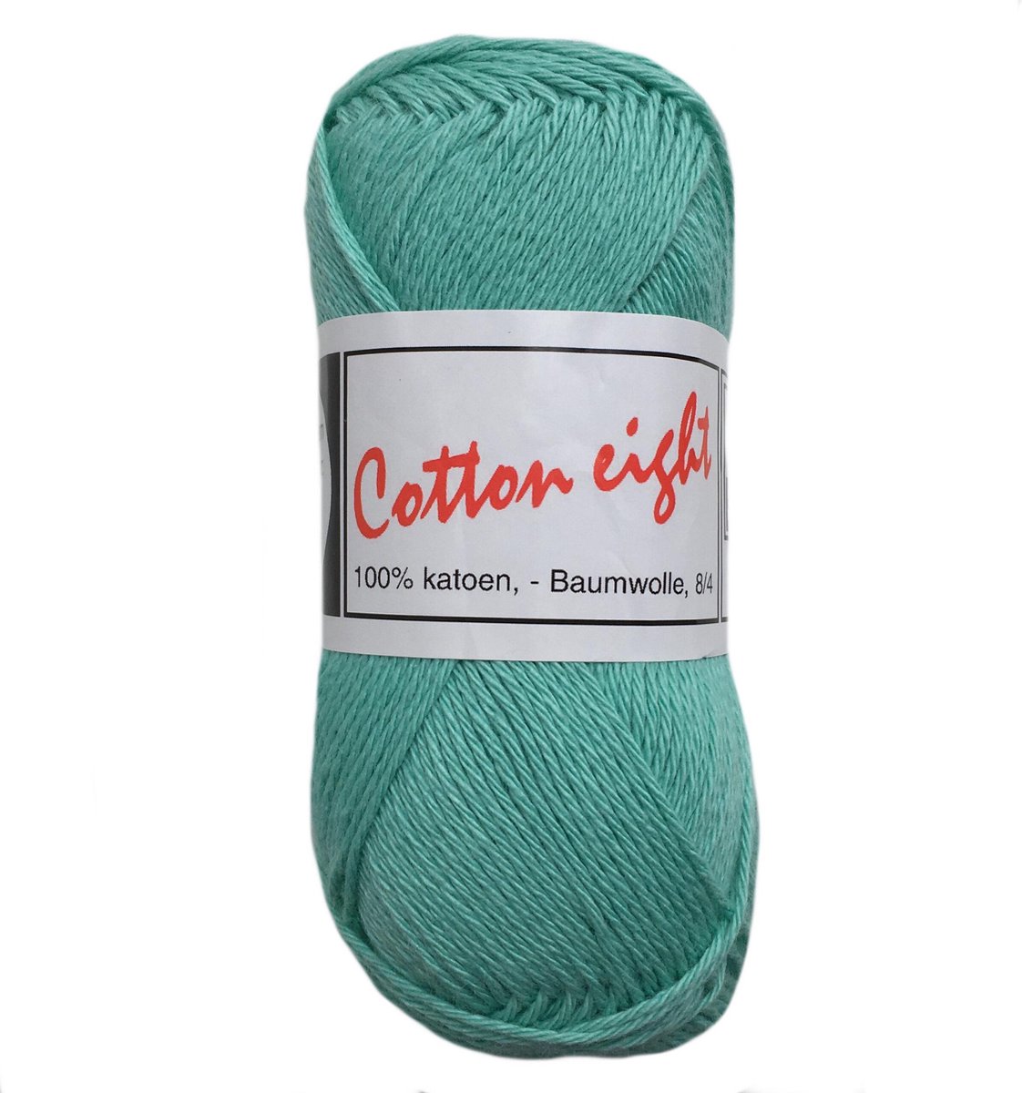 Beijer BV Cotton eight 8/4 onbewerkt dun katoen garen - mint (308) - naald 2,5 a 3