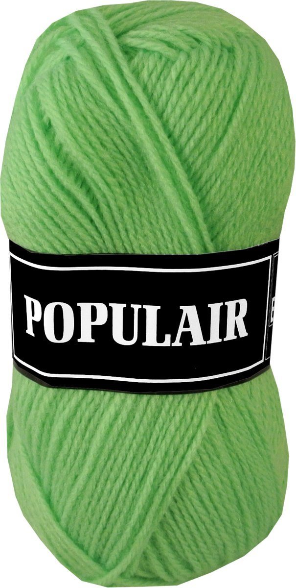 Beijer BV Populair acryl garen - fel groen - 10 bollen