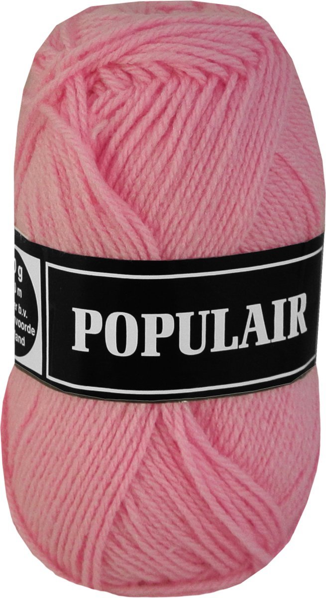 Beijer BV Populair acryl garen - licht roze - 10 bollen