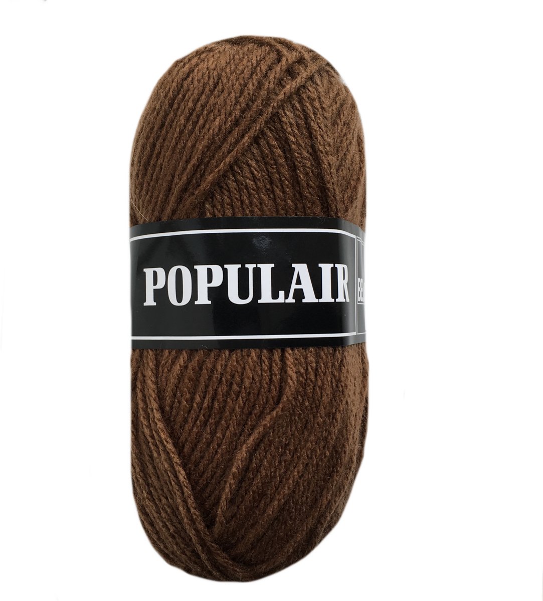 Populair, beren bruin, 10 bollen