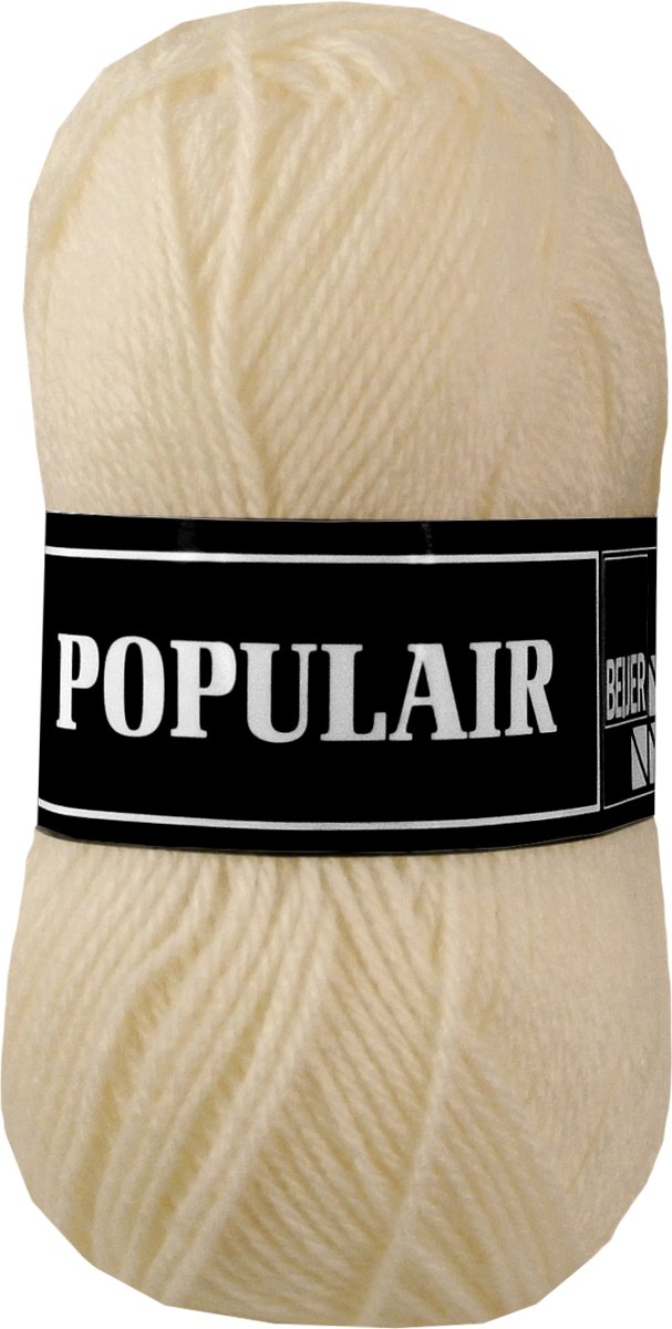 Populair, ecru, 10 bollen