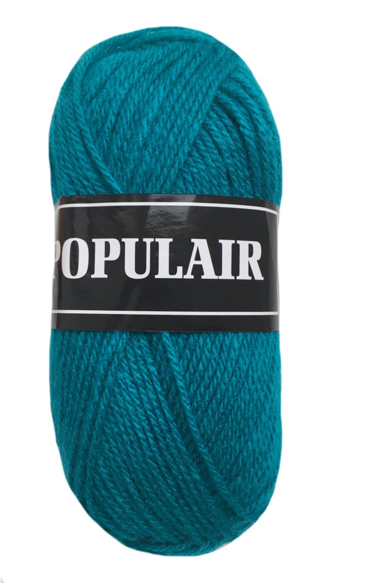 Populair, turquoise, 10 bollen