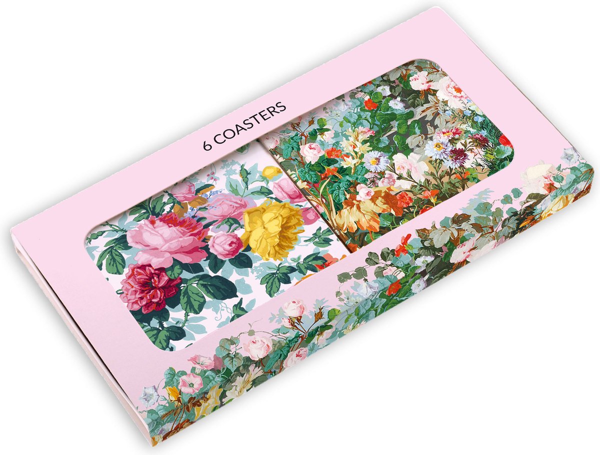 Flowers, Musée du Papier Peint Onderzetters 6 stuks