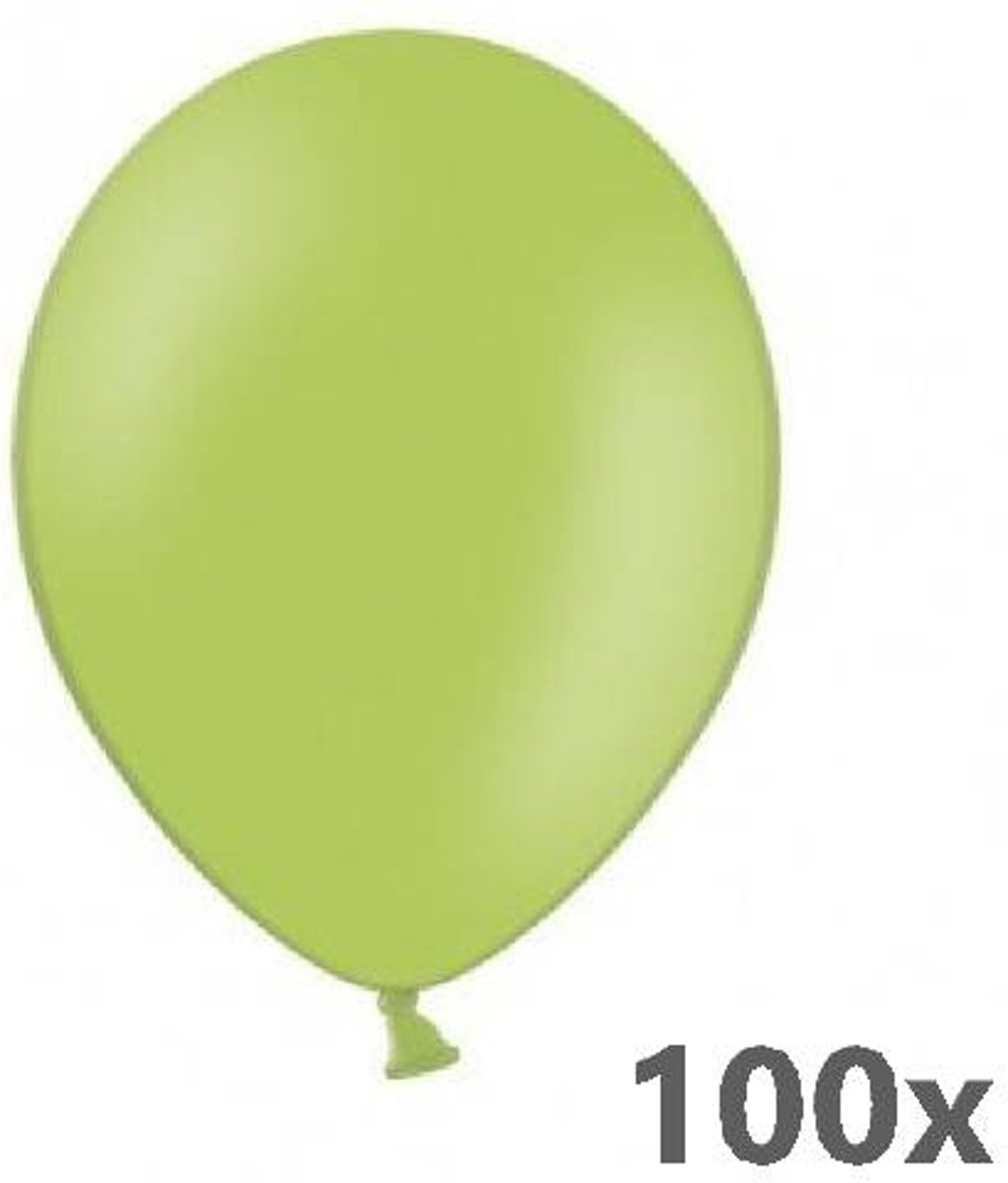 Belbal - Ballonnen - Limegroen - 100st.