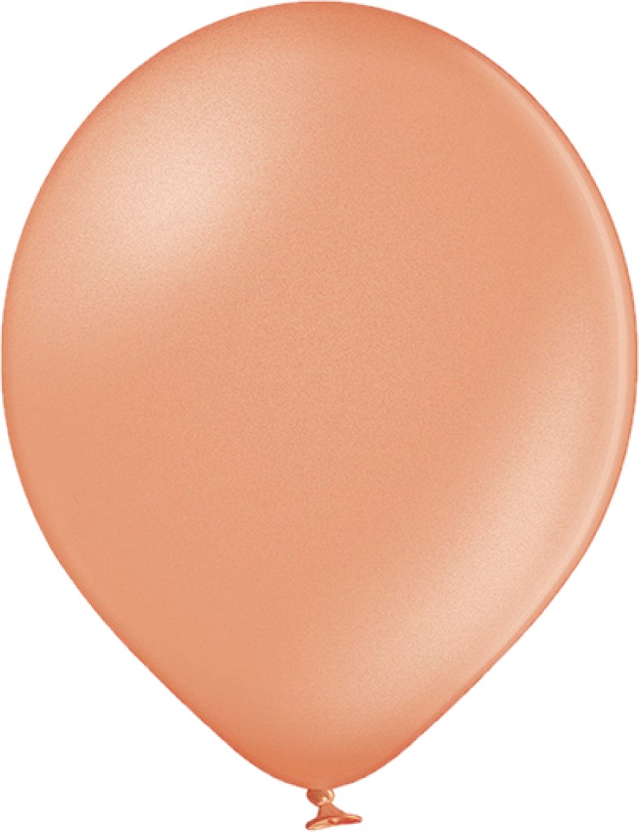 Belbal - Ballonnen - Metallic - Roségoud - 30cm - 100st.