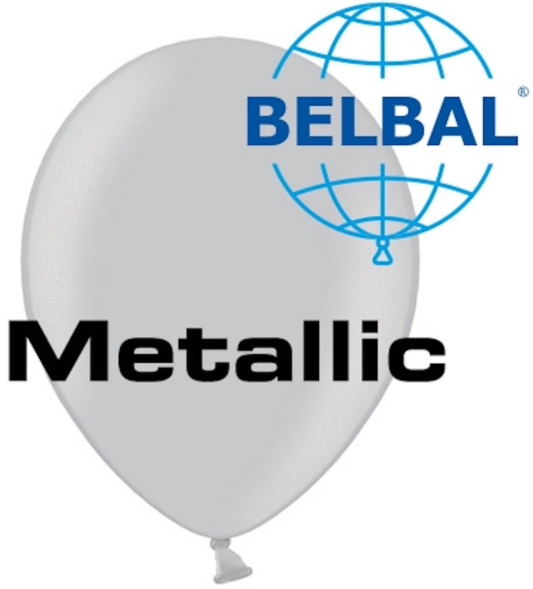 Belbal B105 - Ballonnen zilver 40 cm (100 stuks)