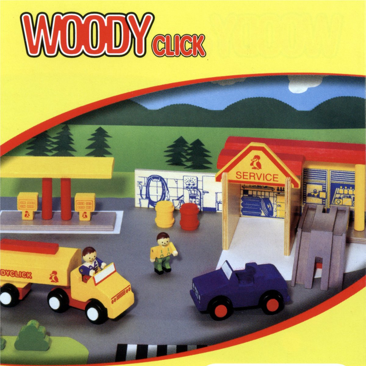 Beleduc - woody click garage met tankstation