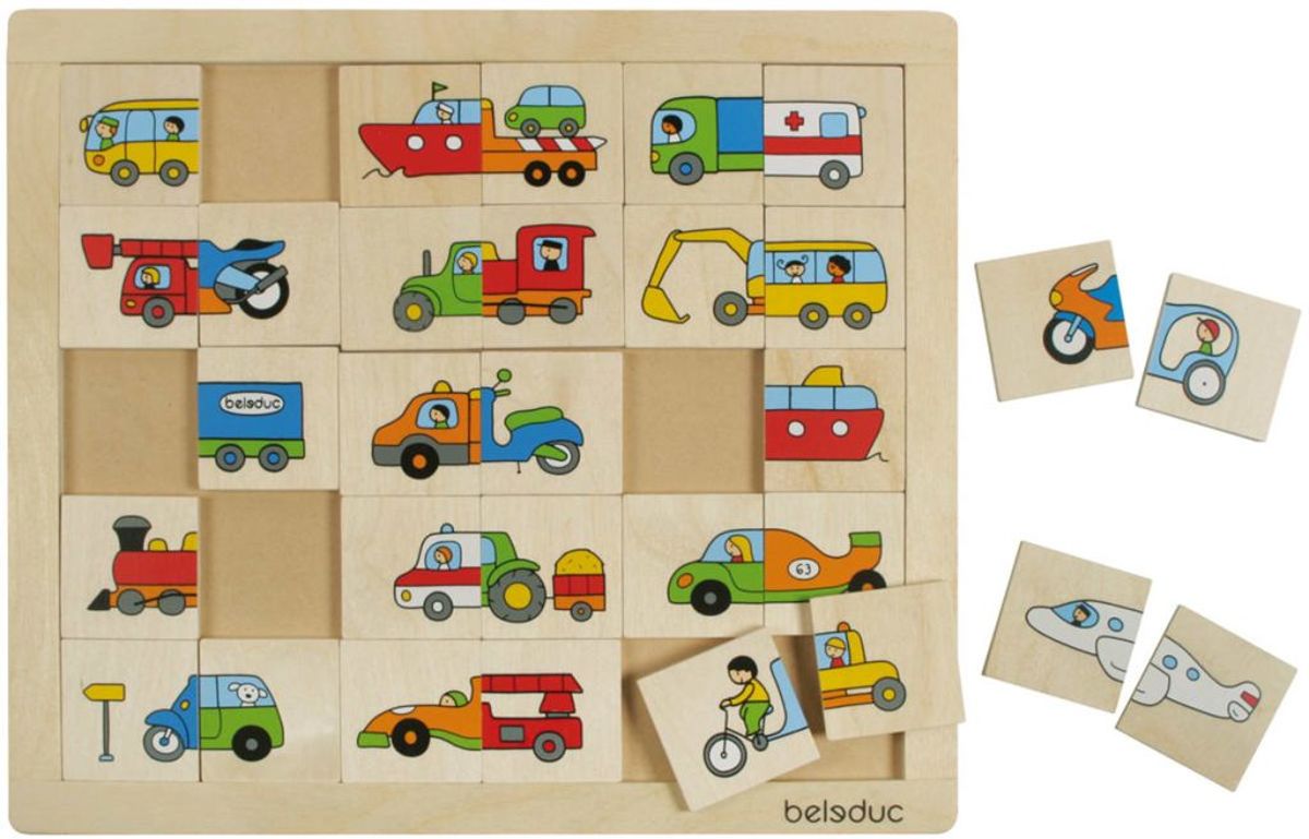 Beleduc Transportpuzzel Match & Mix 11007