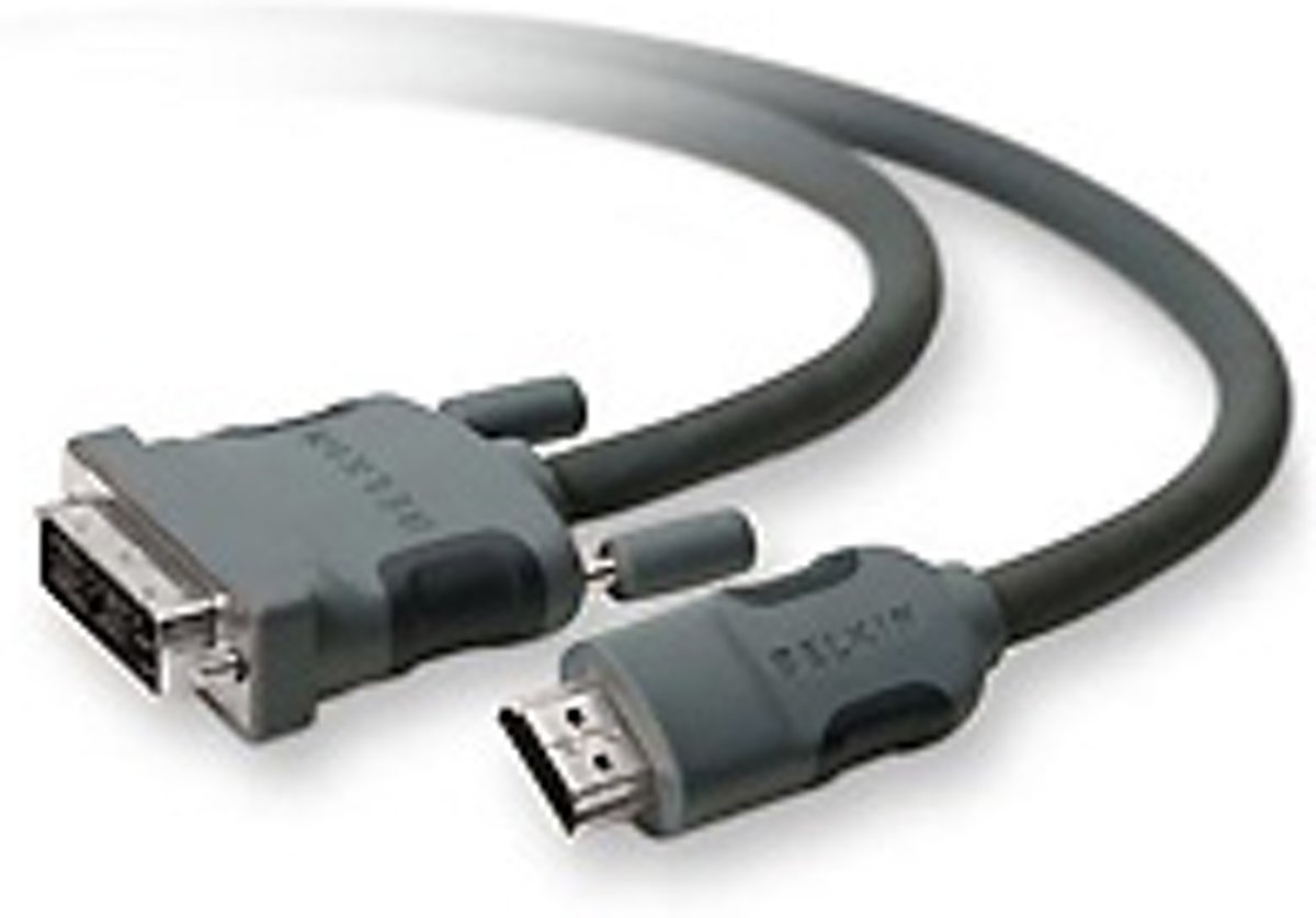 Belkin 3m, DVI-D/HDMI 3m DVI-D HDMI Zwart