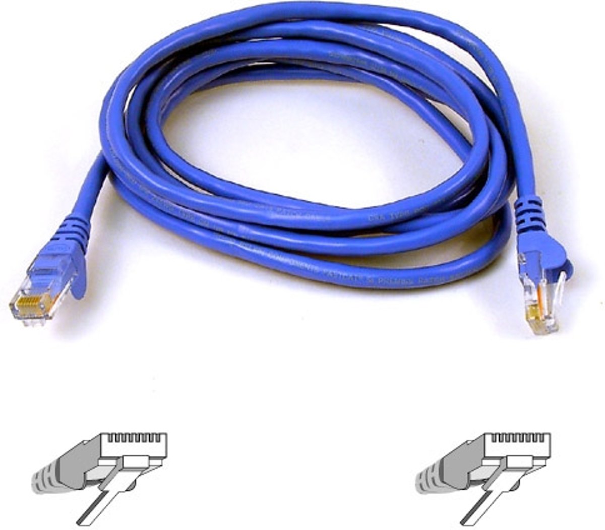 Belkin 5m RJ-45 FastCAT 5e netwerkkabel Blauw