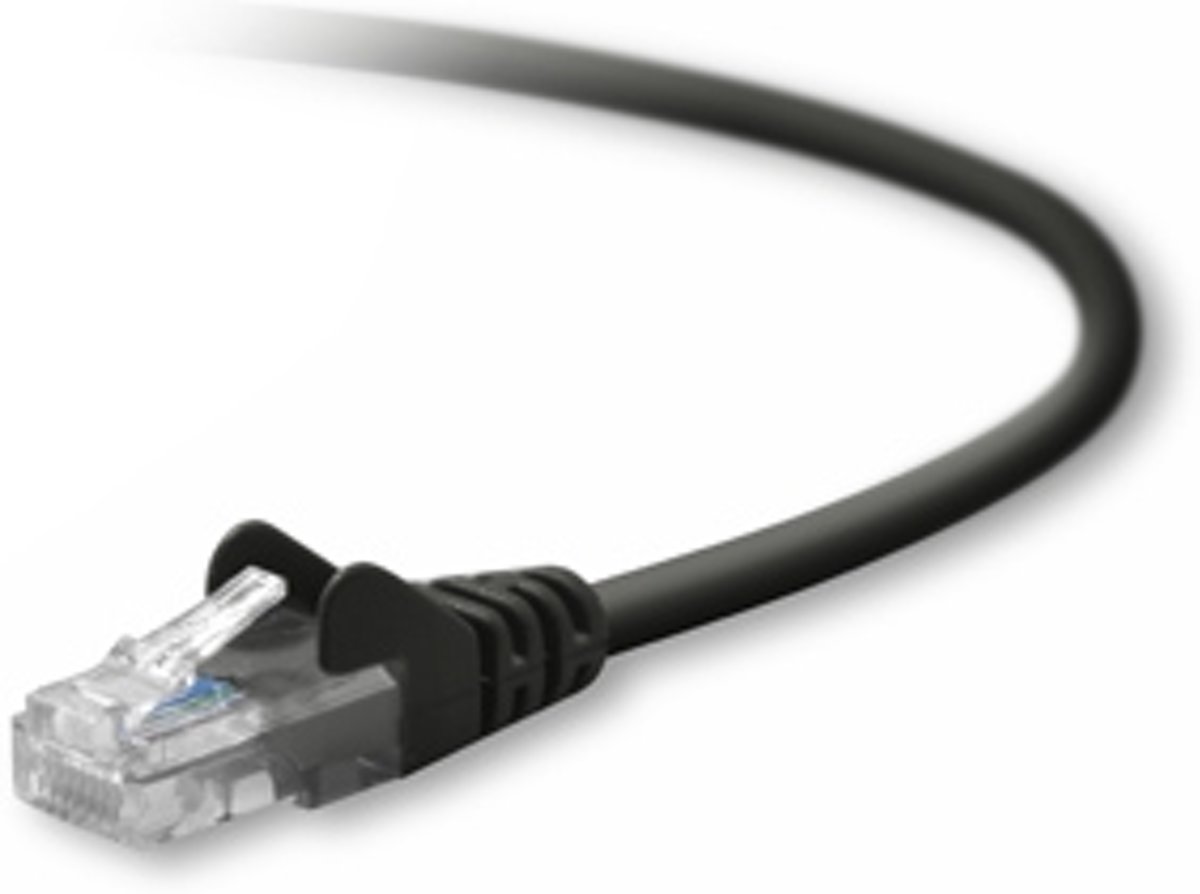 Belkin A3L791B05M-BLKS - Cat 5 UTP-kabel - RJ45 - 5 m - Zwart