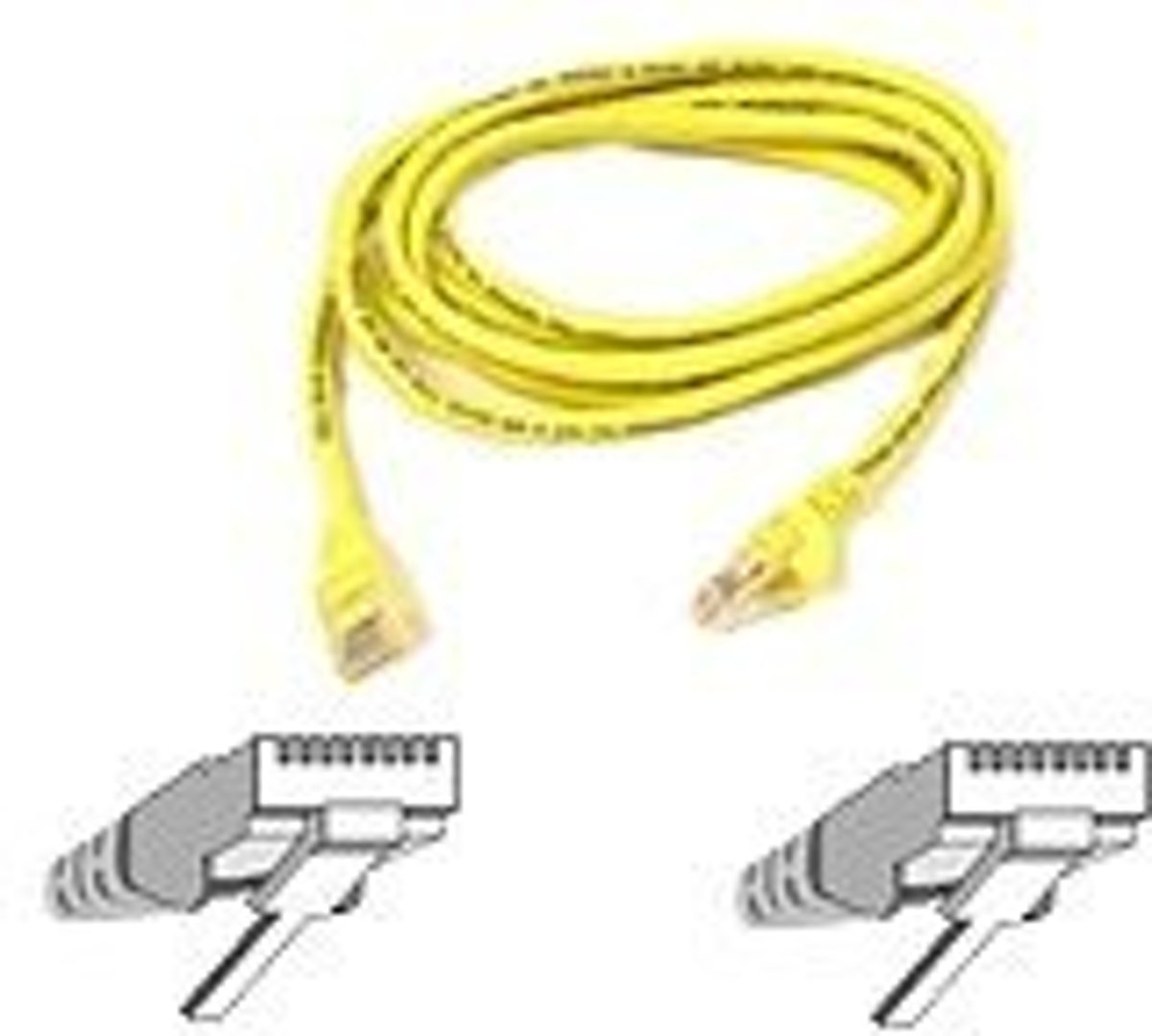 Belkin A3L791B15M-YLW - Netwerkkabel - RJ45 - 15 m - Geel