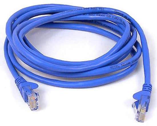 Belkin A3L791CP01MBLHS - Cat 5 UTP-kabel - RJ45 - 1 m - Blauw