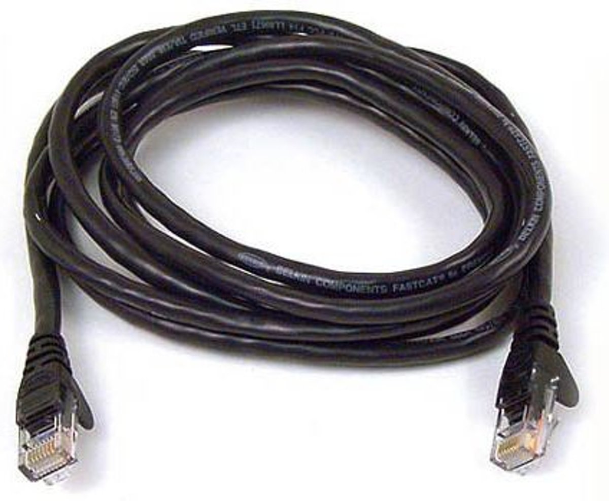 Belkin CAT6 Netwerkkabel - RJ45 - Zwart - 2 m