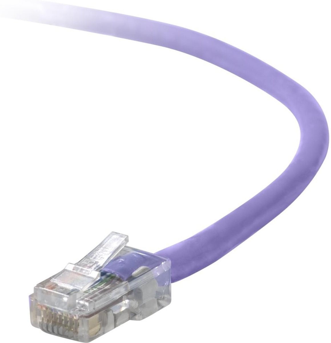 Belkin Cat5e, 4ft, 1 x RJ-45, 1 x RJ-45, Purple