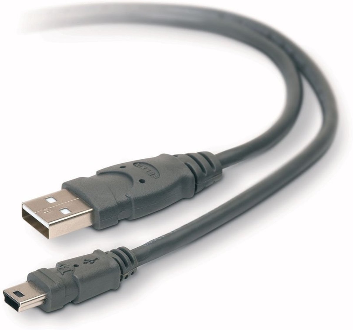 Belkin F3U138X06 1.8m USB A Mini-USB B Mannelijk Mannelijk Zwart USB-kabel