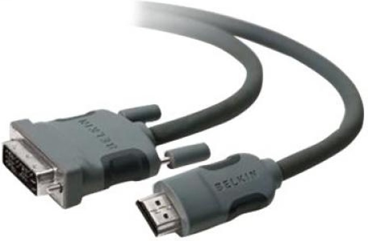 Belkin HDMI - DVI-D M/M 1.8m 1.8m HDMI Type A (Standard) DVI-D Zwart