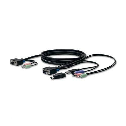 Belkin KVM kabel: SOHO KVM Replacement Cable Kit  VGA & PS/2  USB  10 feet