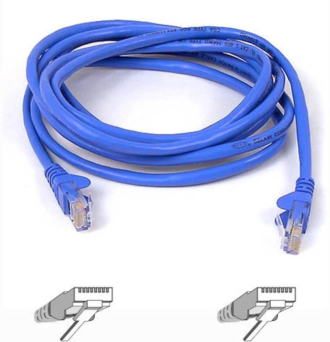 Belkin RJ45 CAT-6 Snagless STP Patch Cable 2m blue 2m Blauw netwerkkabel