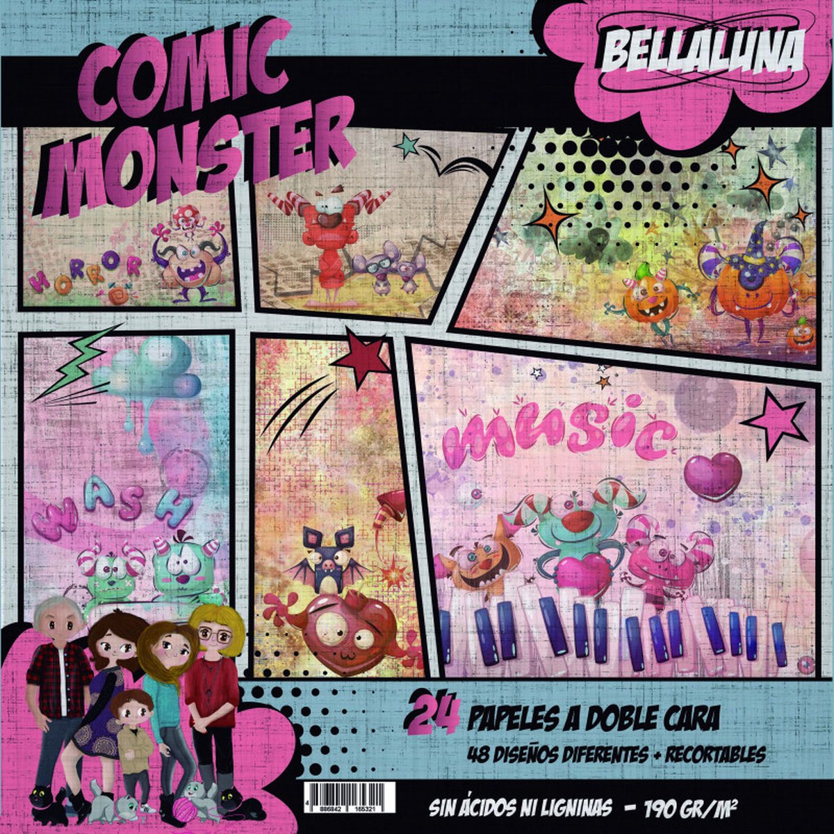 Comic Monsters 8x8 Inch Collection Pack (BLC-0003/s)