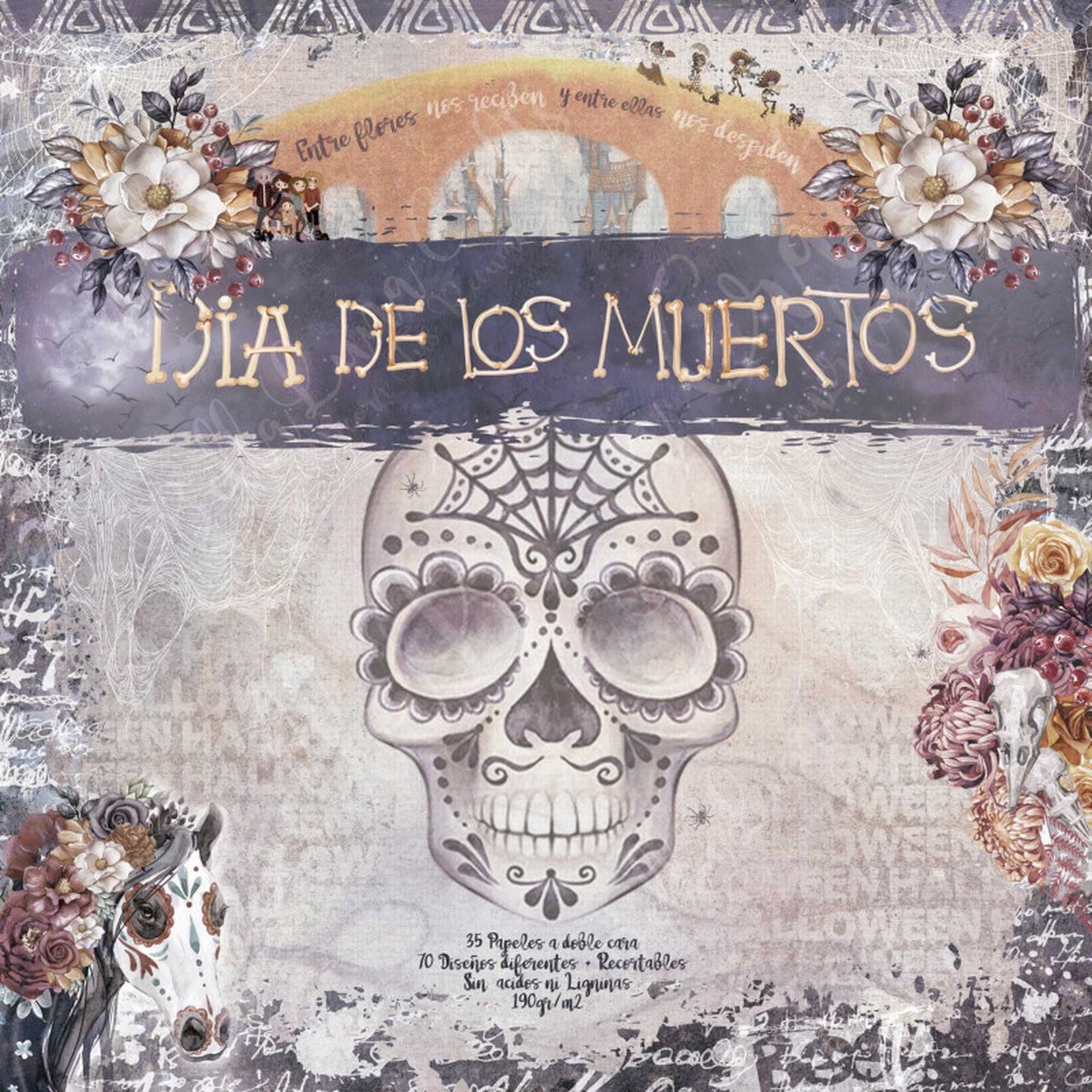 Dia De Los Muertos 12x12 Inch Collection Pack (BLC-0019)