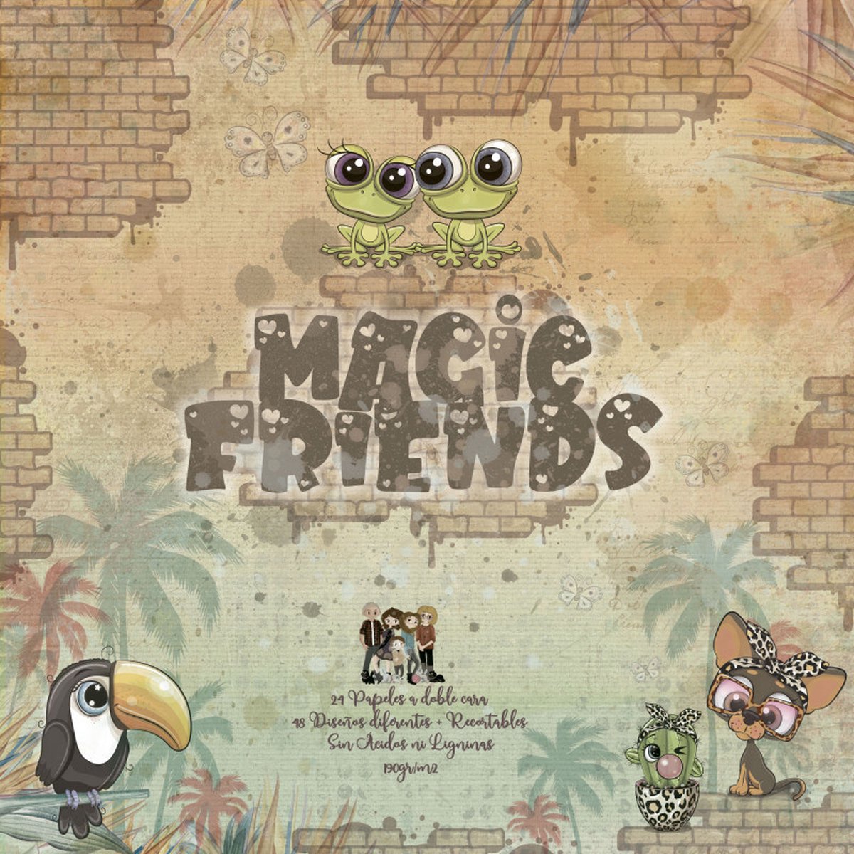 Magic Friends 12x12 Inch Collection Pack