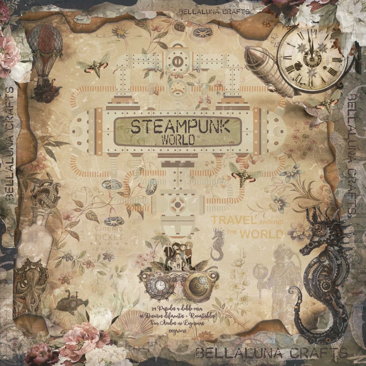 Steampunk World 12x12 Inch Collection Pack