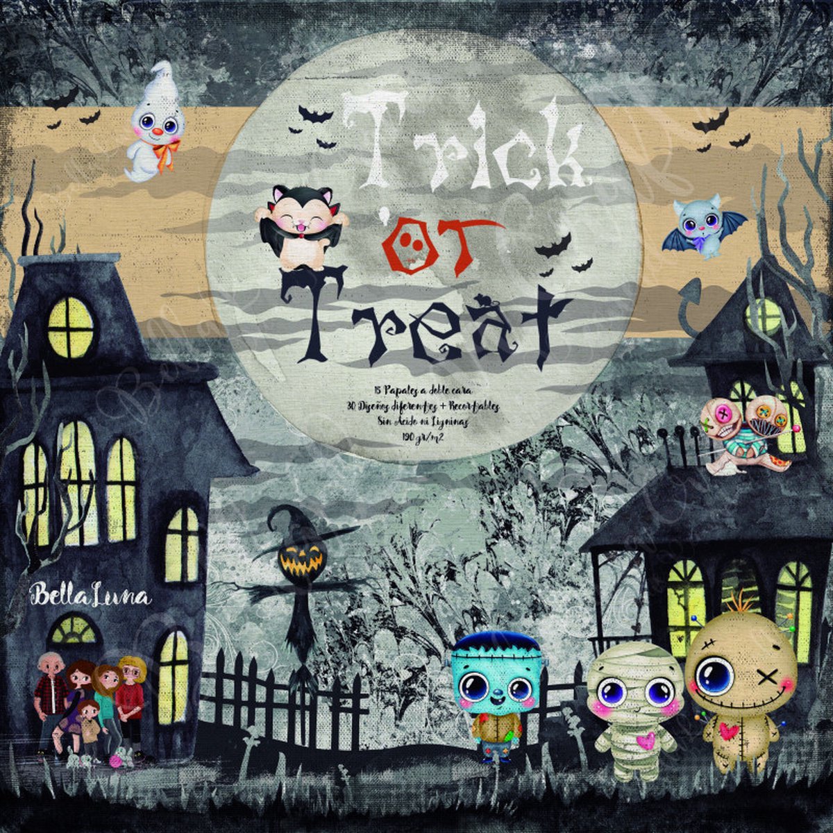 Trick or Treat 8x8 Inch Collection Pack (BLC-0010/s)