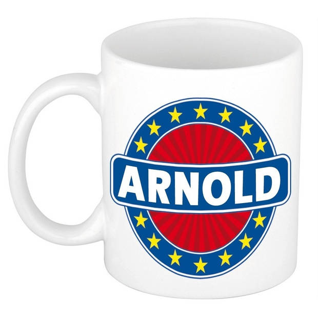 Voornaam Arnold koffie/thee mok of beker - Naam mokken