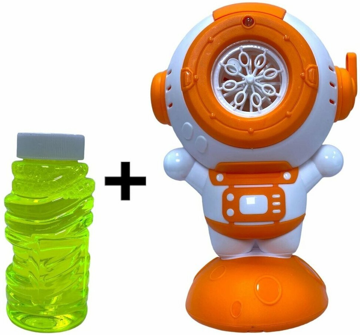 Bubble Astronaut speelgoed - bellenblaas machine - schiet bellen - incl. zeep en batterijen