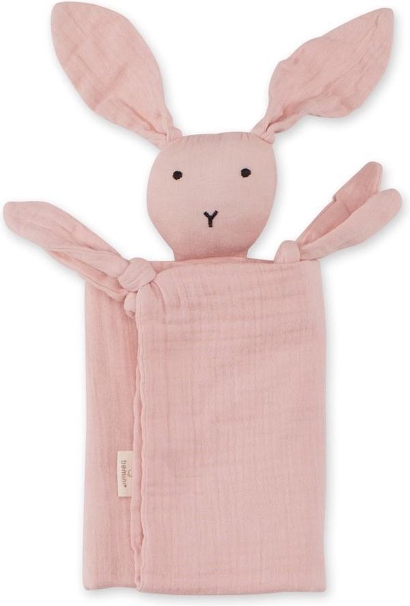 Bemini Knuffeldoekje bunny blush 70 x 70cm Roze