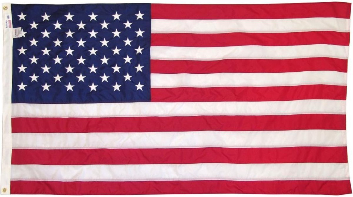 Amerikaanse USA Vlag Geborduurde Sterren 91,5 x 152,5 cm