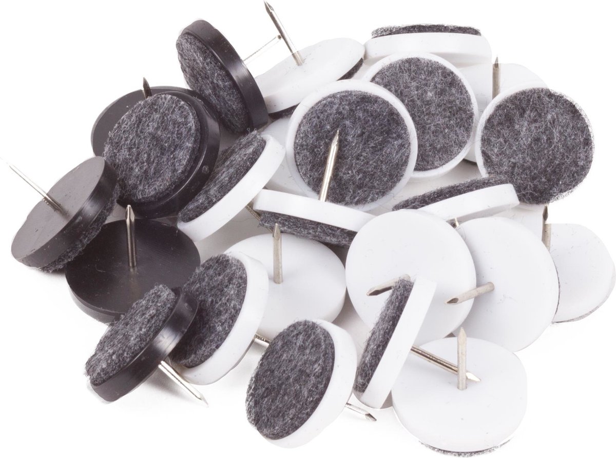 Anti-krasvilt -Beschermvilt - 24mm Meubelviltglijders (24 stuks)