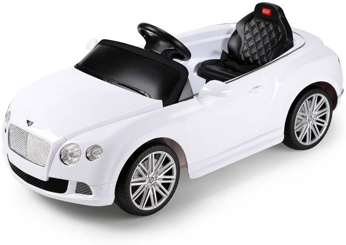 Bentley Continental GTC Elektrische Kinderauto - 12V 2 motors - Wit