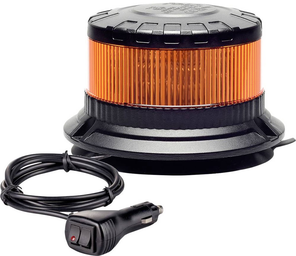   SM828-HH Zwaailicht 12 V werkt op stekkernetvoeding Vaste montage, Magneetvoet Oranje