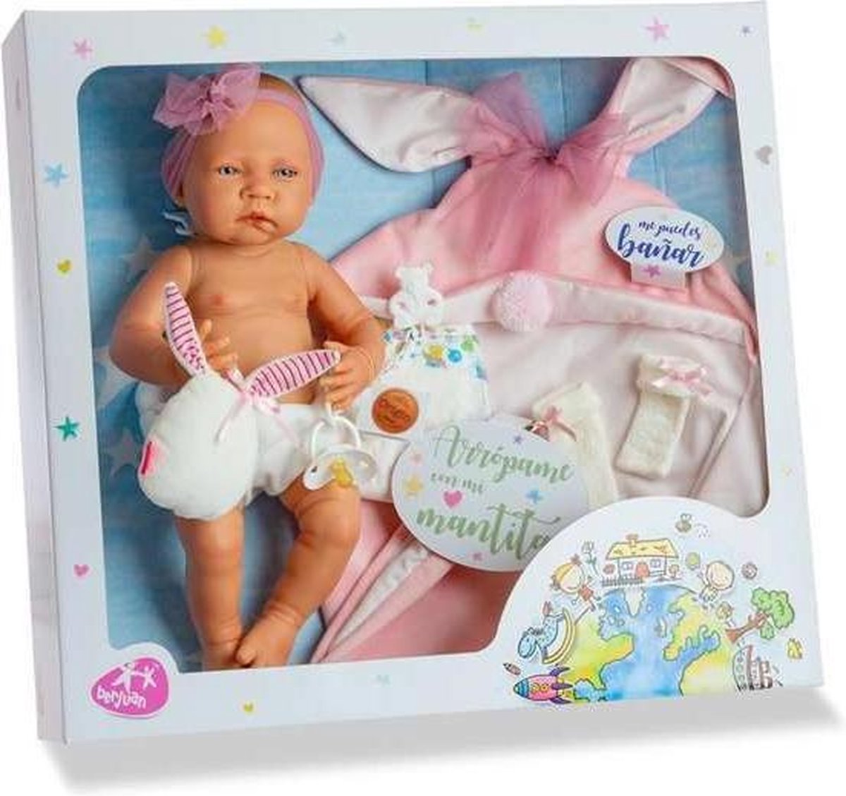 Babypop met Accessoires Berjuan (45 cm)