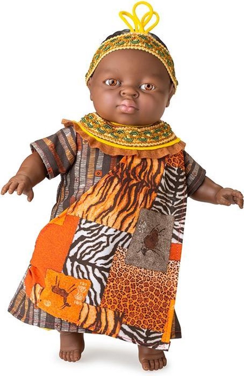 Berjuan Babypop Friends Of The World 38 Cm Meisjes Oranje